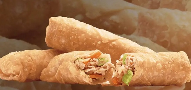 how many calories in an egg roll