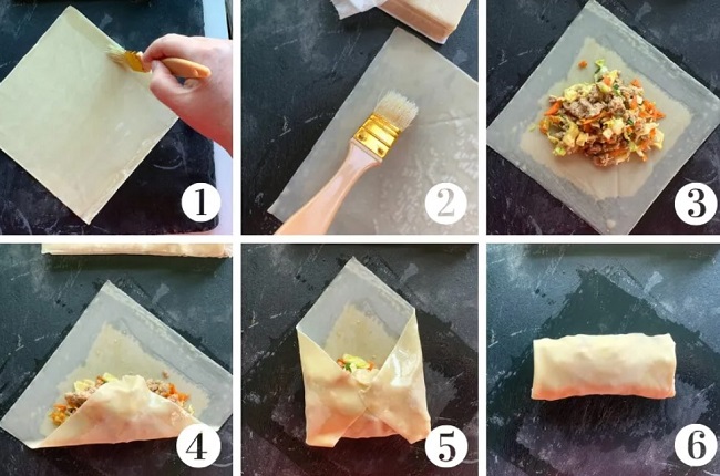 How to Fold an Egg Roll