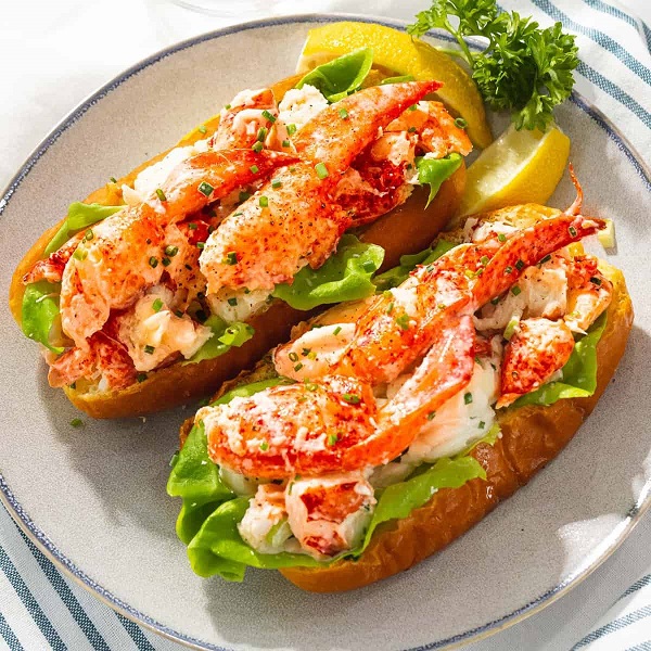 Lobster Rolls on a Plate