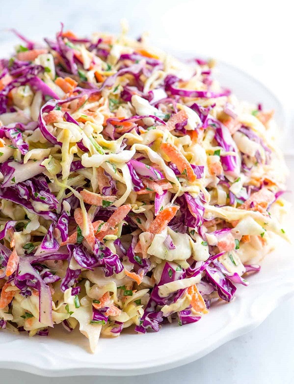 Egg Roll in a Bowl With Coleslaw Mix - The Egg Roll Lady