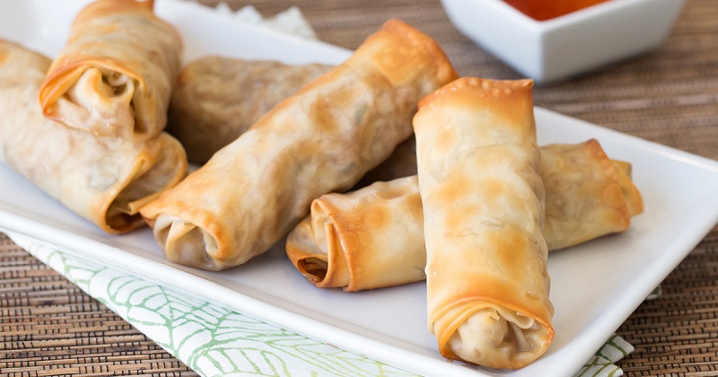 Baked Egg Roll Wrappers